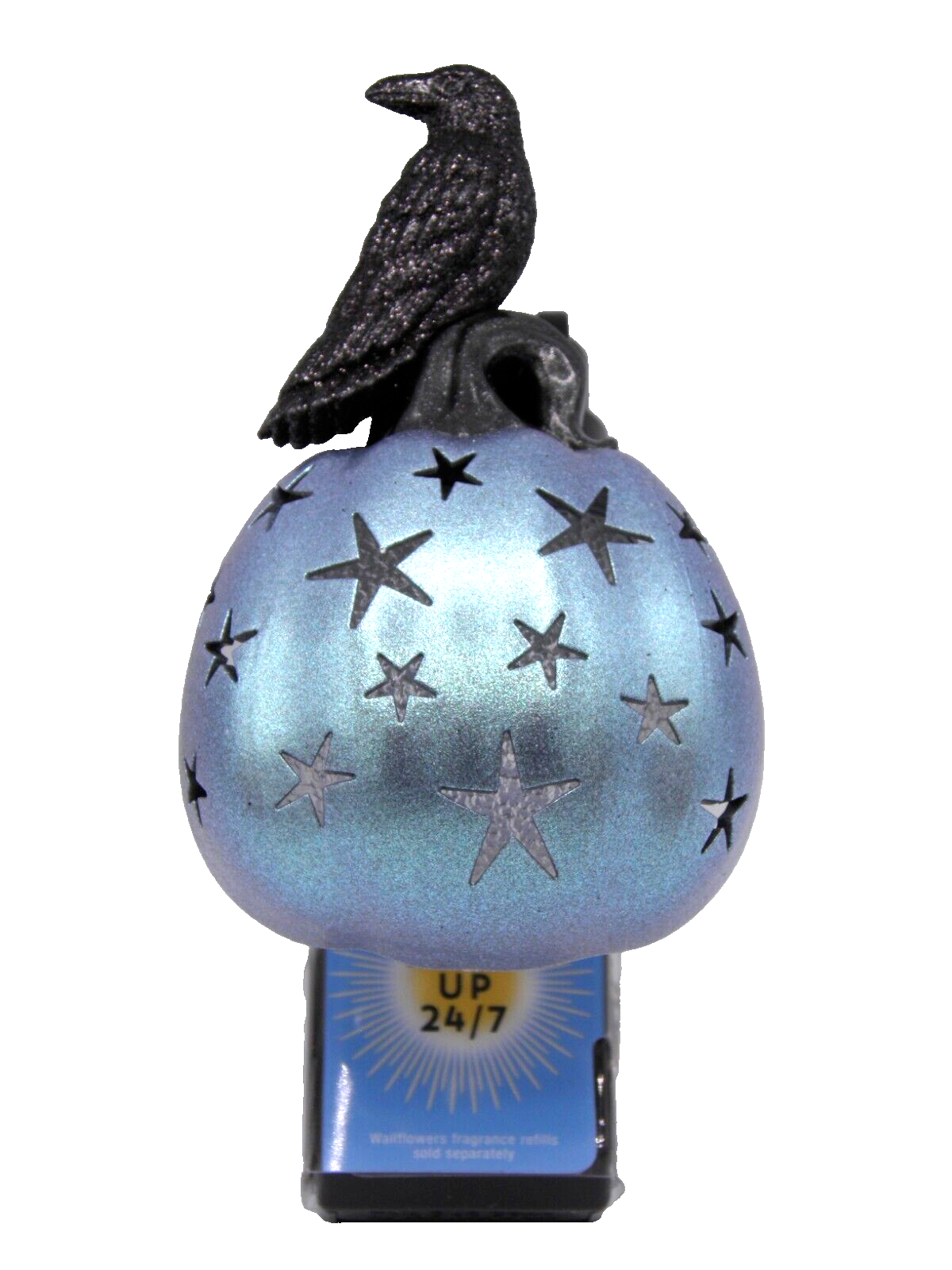 Bath & Body Works Raven Pumpkin Stars Wallflower Plug Light-Up