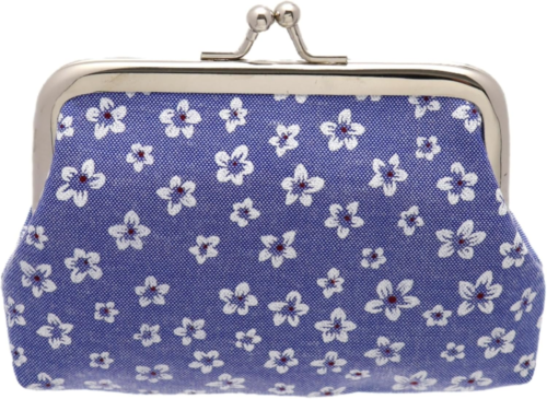 Coin Purse Vintage Bag Lock Wallet Buckle Kiss Lock Change Purse Change Holder W - Picture 8 of 12