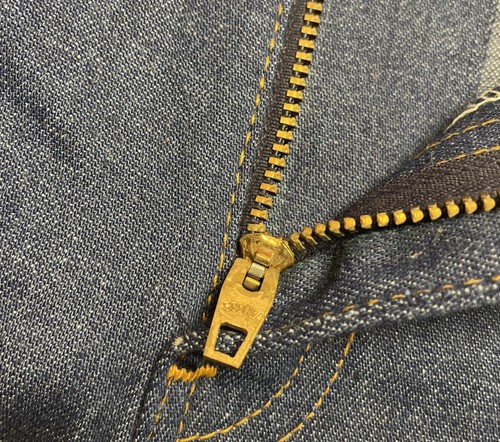 VTG Levi’s Girls Tag Sz 12 W25 L30 Orange Tab Blue Jeans Embroidered Flowers NOS - Picture 14 of 17