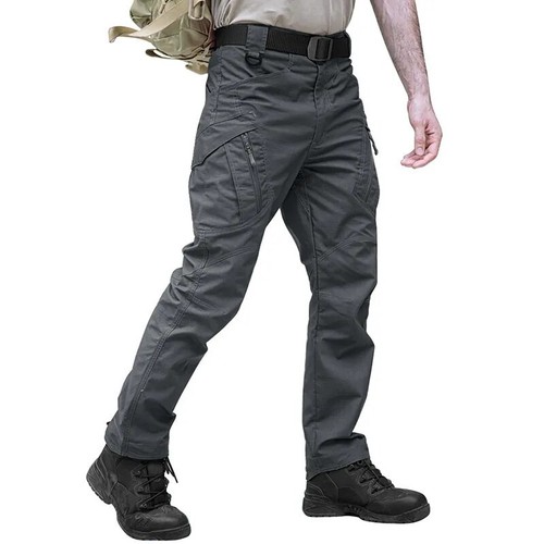 Tactical Pants Zipper Pockets Men's Outdoor Cargo Pants Trousers Work Pants Male - Picture 30 of 31