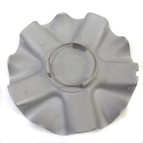 TAPA CENTRAL RUEDA CARRERAS SMITHS 5 RADIOS PLATEADA NUEVA Foto 2 de 2