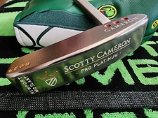 Rare Scotty Cameron Newport Mid Slant Pro Platinum Custom Shop Putter 34"⛳⛳MINTY