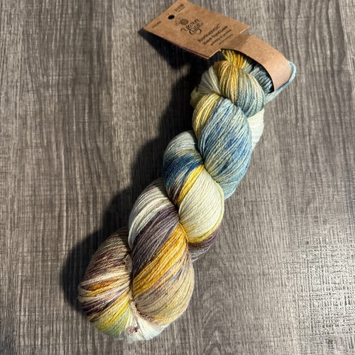 Yarn Bee Authentic HandDyed Luxe Yarn Greens and Grains FREE US