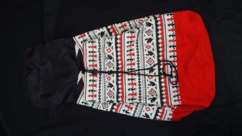 Lona Roja Mochila Hobo Hombro Bolso Correa Ajustar Verano Viajes Escuela Deportiva - Imagen 4 de 9