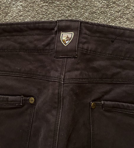 Pantalones KUHL Vintage Pátina Tinte RYDR Marrón Lona Exterior Senderismo Para Hombres Talla 36x32 - Imagen 11 de 12