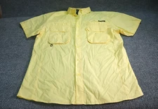 BlackTip Big Catch Shirt L Collared Buttoned S-S UPC 30 Wicking Cotton