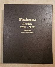 1932-1998 PDS  COMPLETE SET WASHINGTON QUARTERS With PROOFS 186 Coins