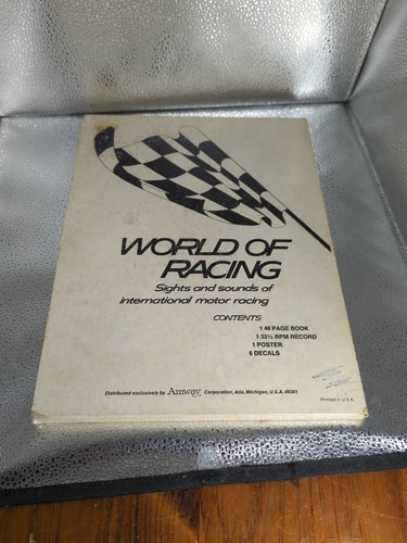 WORLD OF RACING Sights & Sounds of INDY 500 Buch Rekord Poster Aufkleber Schuber - Bild 5 von 7