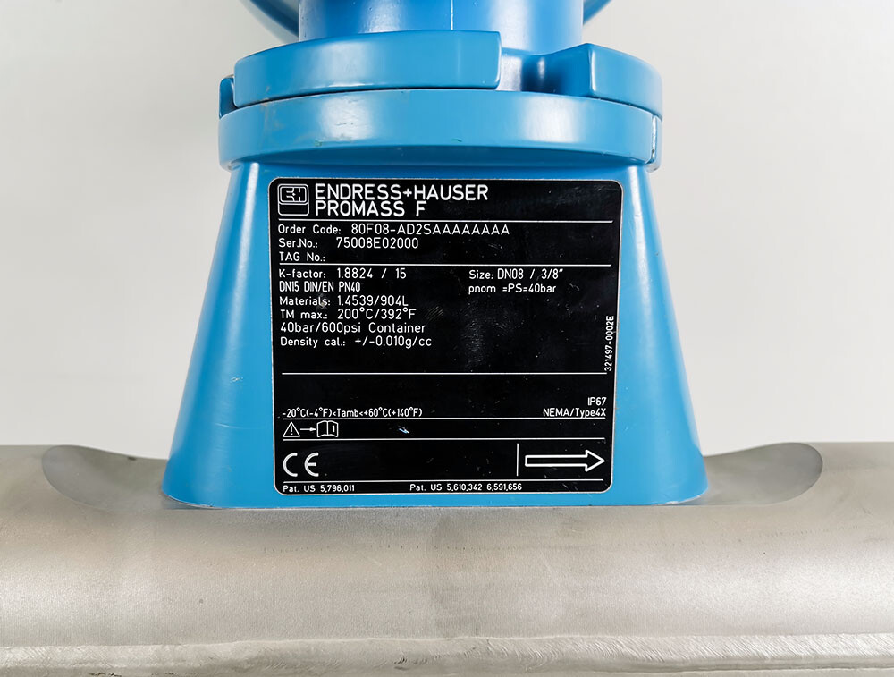 ENDRESS + HAUSER PROMASS 80 80F08AD2SAAAAAAAA FLOW METER Transmitter