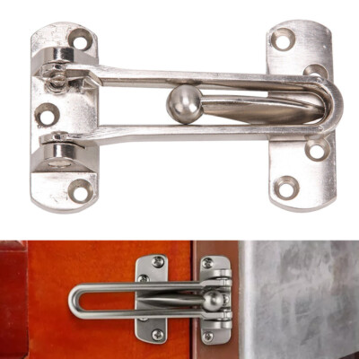 New Front Door Reinforcement Padlock Latch Swing Bar Lock for Home Security US
