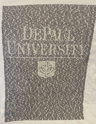 Depaul University 2018 T-Shirt White * 1000’s of Name Listings Sz Large *NEW - Picture 2 of 11