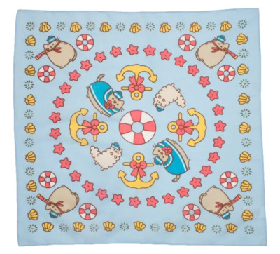 Pusheen Box Sailing Nautical Cat Bandana Summer 2019 Exclusive Head Scarf Wrap