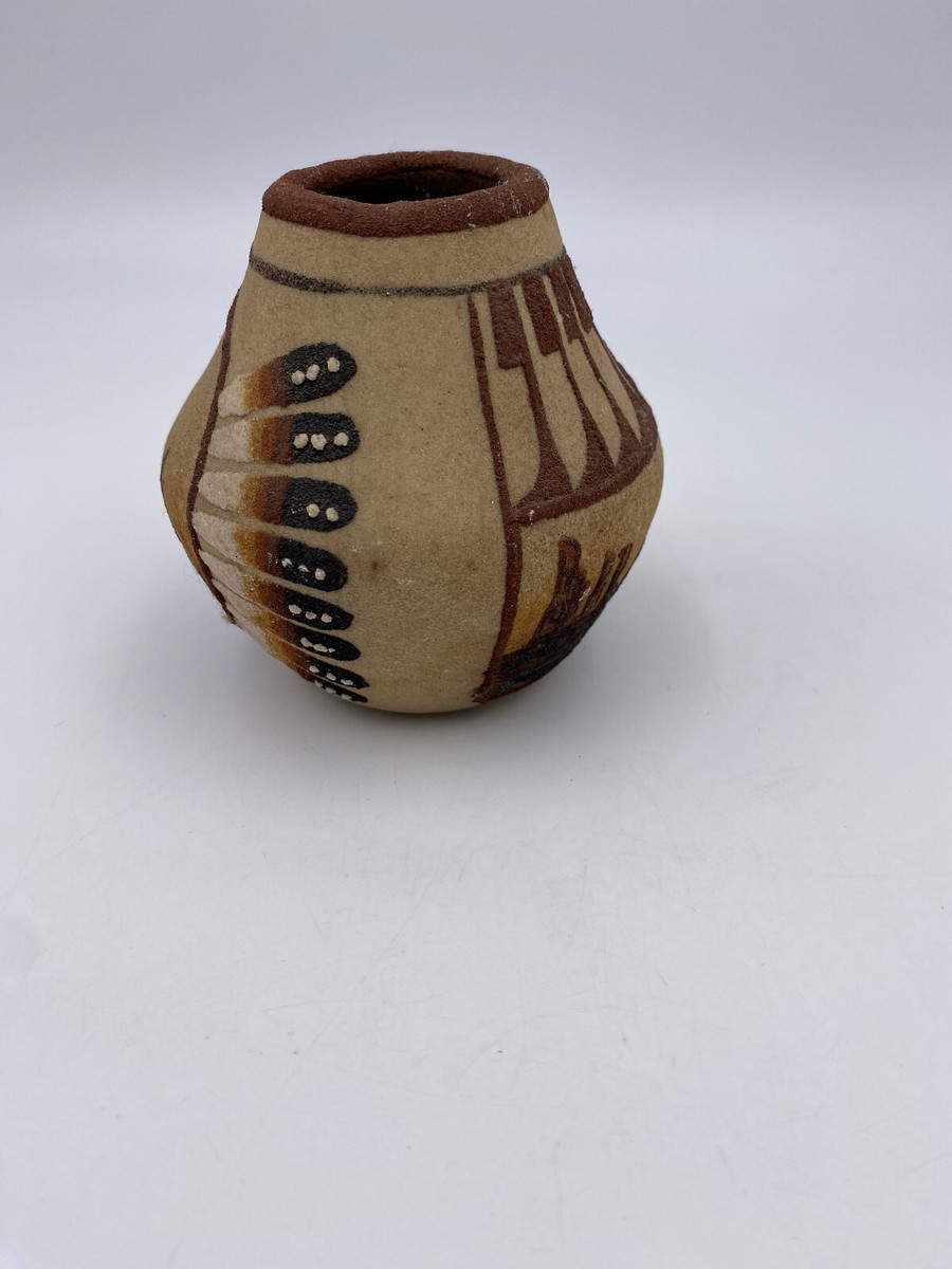 Navajo Pottery ナバホ族 クレイポット 壺 ネイティブアメリカン Navajo Pottery ナバホ族 クレイポット 壺 ネイティブアメリカン