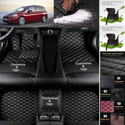 For Mitsubishi Car Floor Mats Waterproof Carpets Luxury Easy Clean Personalized - Bild 2 von 35