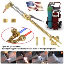 Victor Type Oxygen/Acetylene Propane Cutting Welding Brazing Torch Tool Kit Set