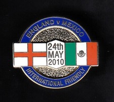 ENGLAND V MEXICO - 2010 Enamel Football Pin Badge 