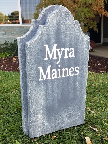 G- Marie Laveau Halloween Tombstone Gravestone Headstone Non-Illuminated. - Bild 12 von 12