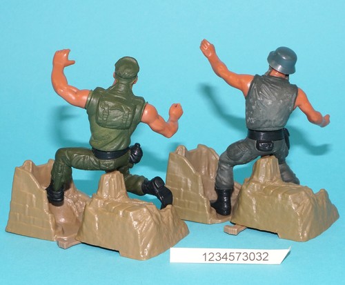 HEROES IN ACTION WWII GERMAN WOLF & US ARMY GI CAPTAIN 1974 MATTEL - Bild 3 von 3