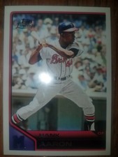 2011 TOPPS LINEAGE BASEBALL CARD Hank Aaron 