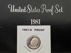 1981-S PROOF ROOSEVELT DIME 10c TYPE~1  DEEP CAMEO BU IN 2X2 PROTECTOR — photo 1