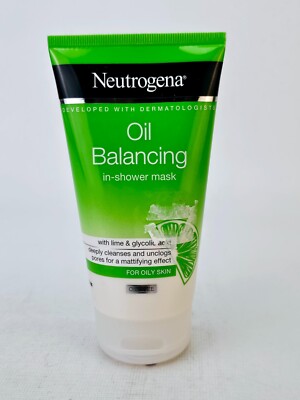 Neutrogena Oil Balancing In Shower Mask Lime Aloe Vera Glycolic Acid 5.07  Oz | eBay
