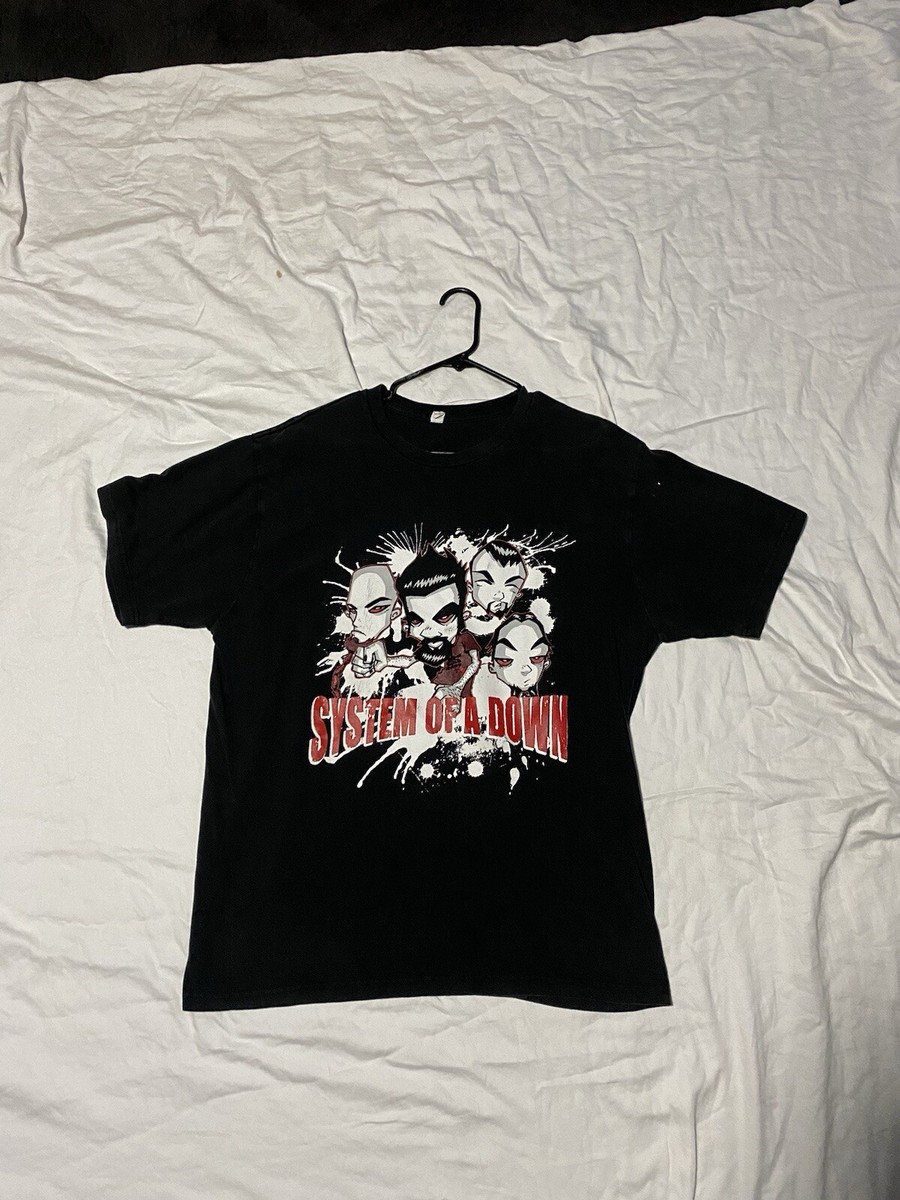VTG 00s System Of A Down Cartoon Toxicity SOAD Mushroom VTG 00s System Of A Down Cartoon Toxicity SOAD Mushroom