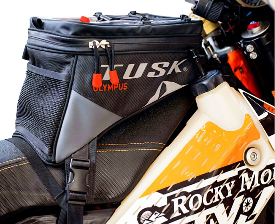 Tusk Olympus Tank Bag Large Black/Grey Klr650 Klx300 250 Dr650 Drz400