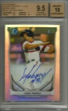 Jose Abreu 2014 Bowman Chrome Refractor Autograph Rookie #259/500 BGS 9.5 Gem