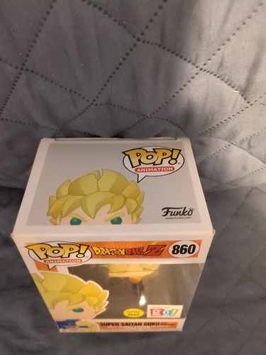 Funko Pop! Dragon Ball Z Super Saiyan Goku First Appearance #860 Go! Exclusive - Picture 2 of 6