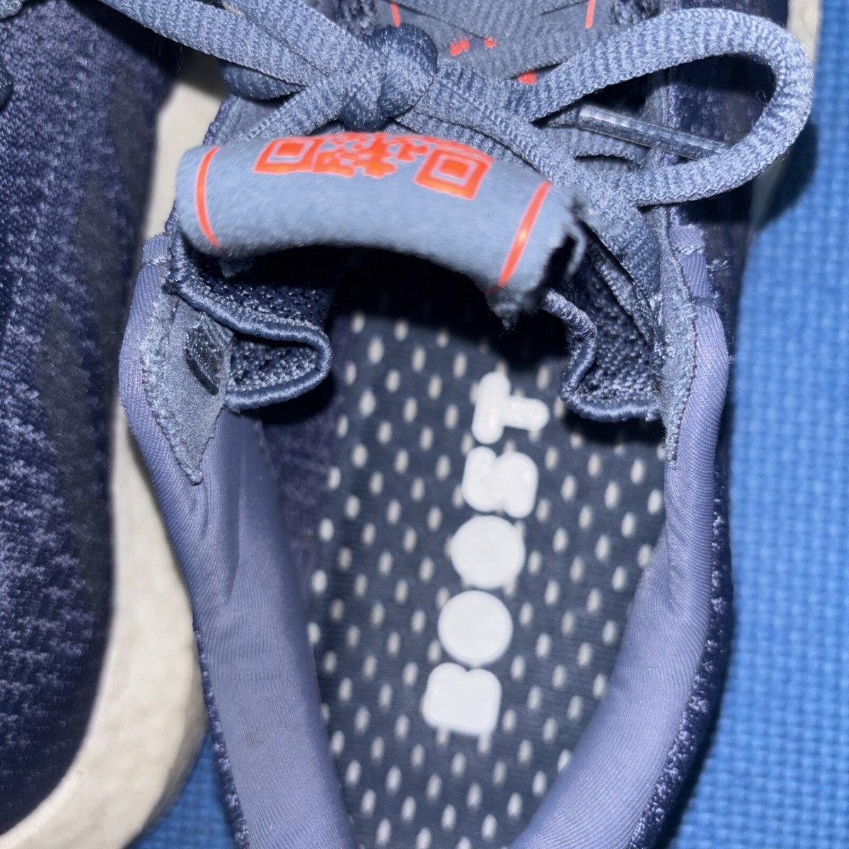 ADIDAS SenseBOOST GO Running Shoes Sneakers Womens 11 Blue Trainers | eBay