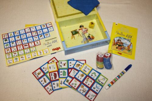 Haba Spiele Piraten ABC mini lesen sprechen üben Lernspiel Kartenspiel Schatz - Bild 3 von 3
