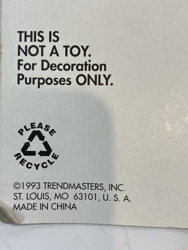 Vintage Trendmasters Electronic Talking Door Knocker Santa Clause Christmas 1993 - Picture 4 of 4