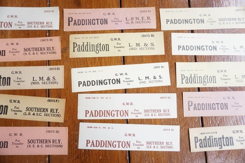 GWR Great Western Railway Luggage Label x25 - Picture 3 of 4