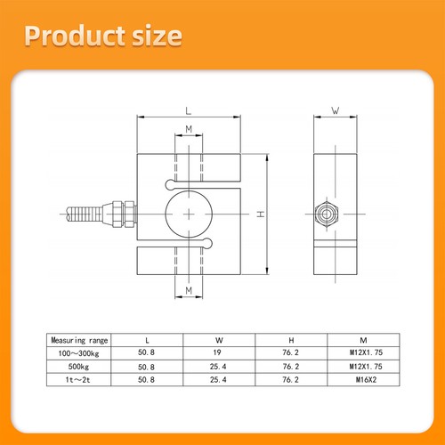 S Type Load Cell Sensors with Indicator Amplifier Display Supply 90-240V - Picture 10 of 83