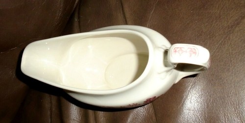 Churchill Pink Rosa Red Willow Gravy Sauce Boat EUC - Picture 6 of 7