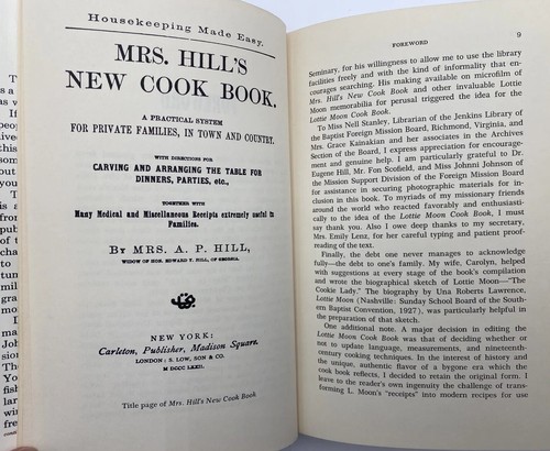 Lottie Moon Cook Book By Calude Rhea HC DJ 1st Ed Vtg 1969 - Picture 8 of 16