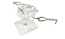 NATURALLY RIMLESS EYEGLASSES FRAME 553174841 RIMLESS METAL TEMPLE SIZE 52-16-135