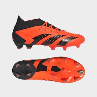 ADIDAS PREDATOR ACCURACY.1 FG SOCCER CLEATS BLACK ORANGE