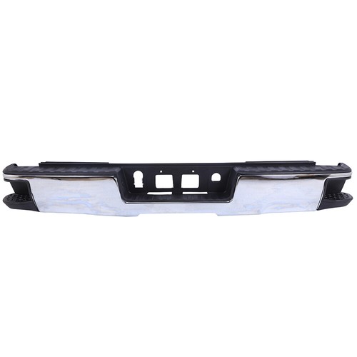 Chrome Rear Bumper Assembly For Chevy Silverado 1500 GMC Sierra 1500 2014-2018 - Picture 7 of 18
