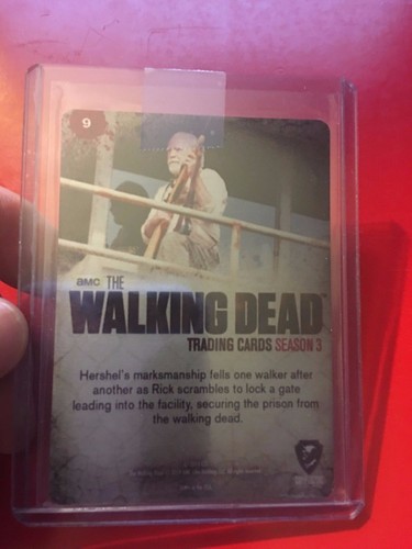 TWD The Walking Dead Authentic Metal Card Scott Wilson HERSHEL 1 of 4 rare 1/4 - Bild 2 von 4
