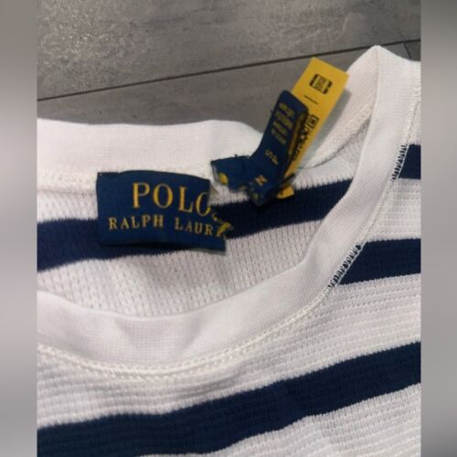 Polo Ralph Lauren abito a righe in maglia waffle taglia S - Foto 5 di 8