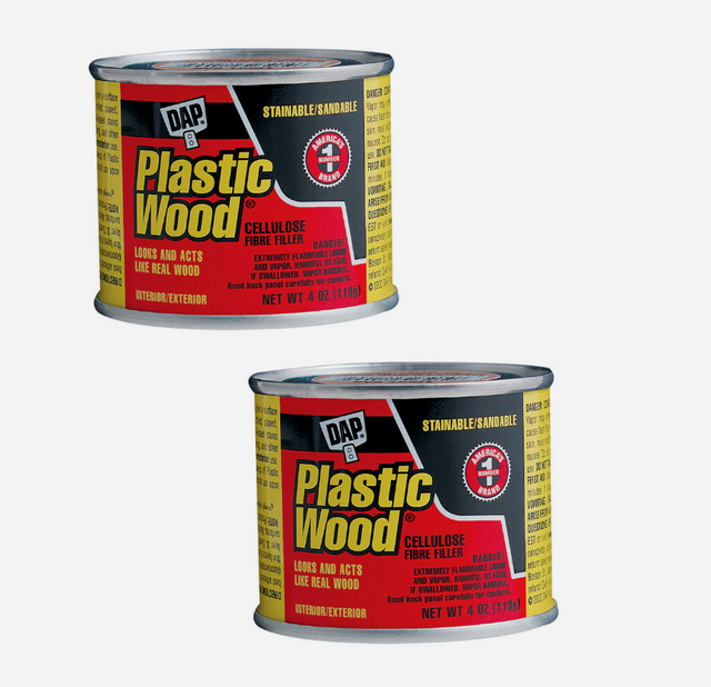 2 DAP Plastic Wood Filler Paintable Sandable Wall Nail Holes WALNUT 4 oz 21434 eBay