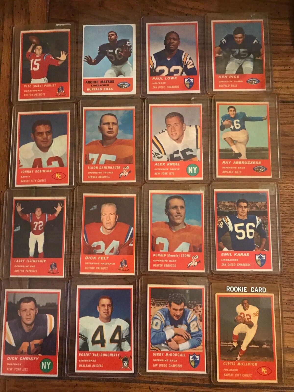 Curtis McClinton 1963 Fleer Football Card  (Sale Is For Card In Title) (14,970