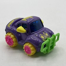 Vintage Purple Porsche With Bumper  Yellow/pink Tire