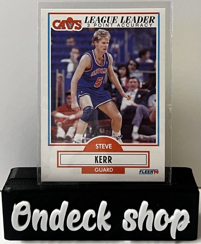 1990 Fleer League Leader - Steve Kerr #34 (NM-MINT)