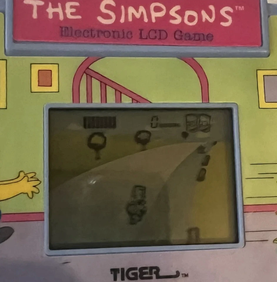 Juego LCD De Colección Los Simpson 1990 Tiger Electronics Foto 4 de 4