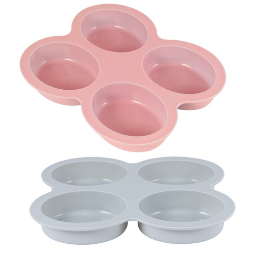2 Pcs Runder Kuchen Seifenformen Gummi Muffinform Mit Hohlraum