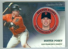 2020 Topps Series 2 Player Medallion Coin Relic TPM-BP Buster Posey Giants 