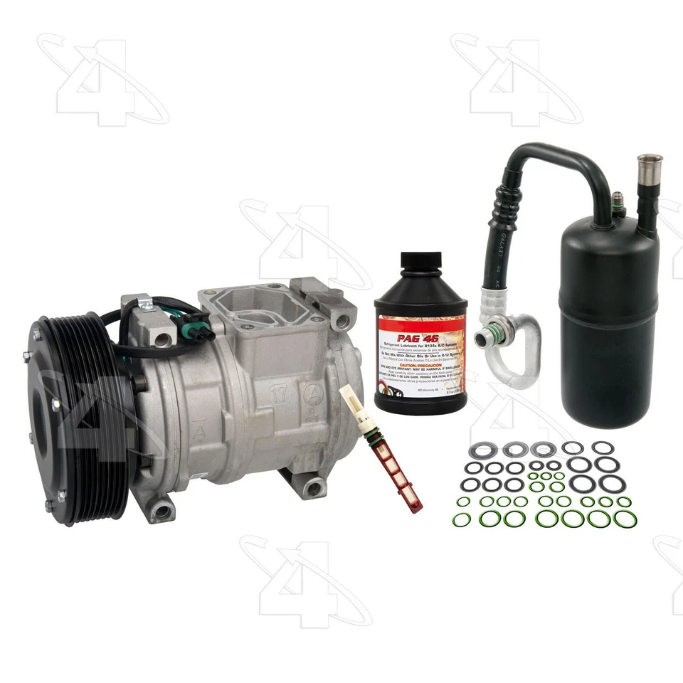 Kit de compressor AC 4 estações para 2008-2009 Chevrolet Silverado 3500 - Imagem 4 de 4