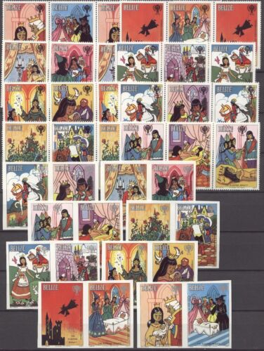 Year of the Child, Fairy Tale - Belize - LOT ** MNH 2 Scans - Picture 1 of 2